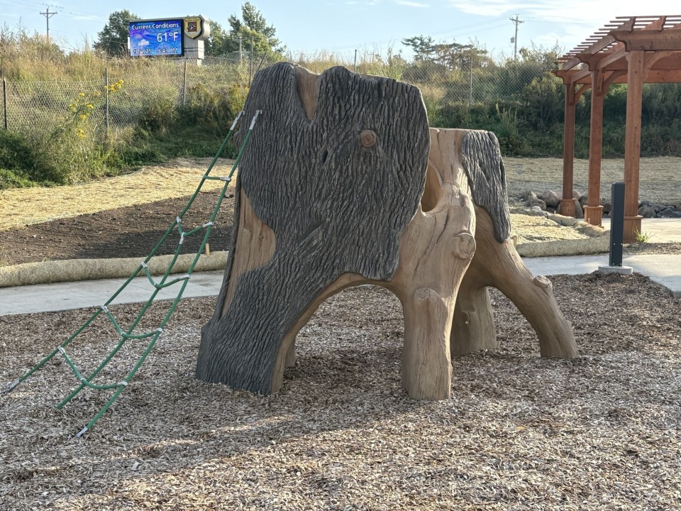 Visit the Nature Playscape!  Open daily from dawn until dusk.  Enjoy the walking paths, picnic and play areas, musical instruments, wildlife and native plantings.